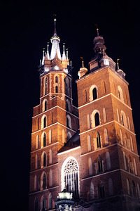 Kraków nocą. 4