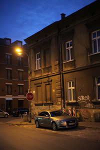 Kraków nocą część nie zabytkowa. 2