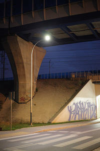 Kraków nocą część nie zabytkowa. 9