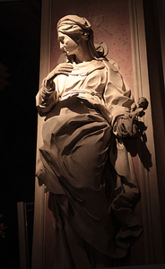 Rzeźba w kościele świętej Anny w Krakowie