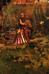 Szopka w krakowskim kościele Bernardynów i inne ujęcia wnętrz świątyni. 16