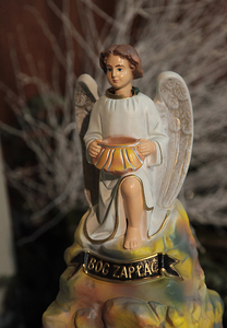 Szopka w krakowskim kościele Bernardynów i inne ujęcia wnętrz świątyni. Szopka u św Józefa. 3