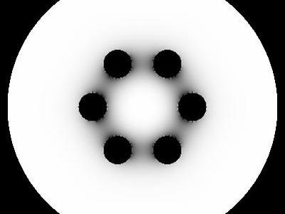 Sekstupol elektrostatyczny 2D 8