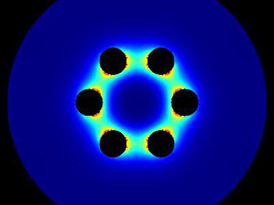 Sekstupol elektrostatyczny 2D 11