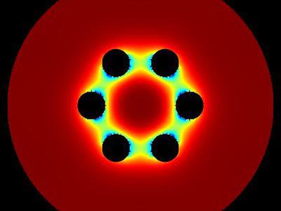 Sekstupol elektrostatyczny 2D 12