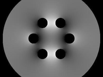 Sekstupol elektrostatyczny 2D 14