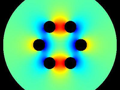 Sekstupol elektrostatyczny 2D 18