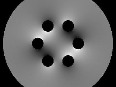 Sekstupol elektrostatyczny 2D 19