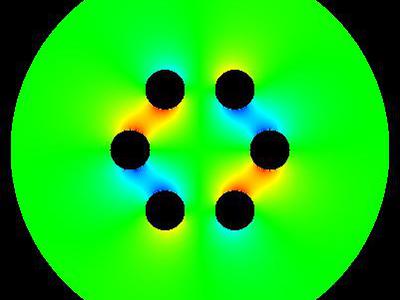 Sekstupol elektrostatyczny 2D 21