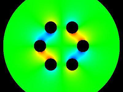 Sekstupol elektrostatyczny 2D 22