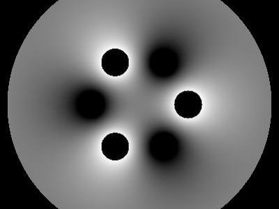 Sekstupol elektrostatyczny 2D 25