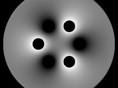 Sekstupol elektrostatyczny 2D 26