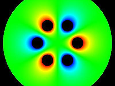 Sekstupol elektrostatyczny 2D 27