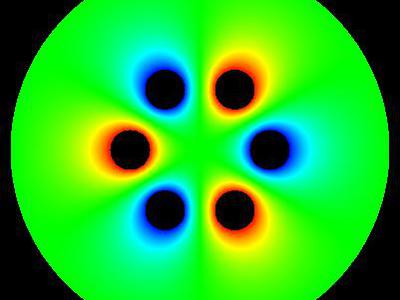 Sekstupol elektrostatyczny 2D 28