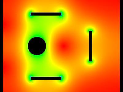 Pole elektrostatyczne dziwnego układu płytek 4