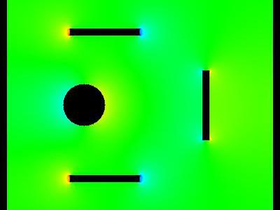 Pole elektrostatyczne dziwnego układu płytek 15
