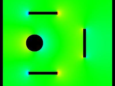 Pole elektrostatyczne dziwnego układu płytek 16