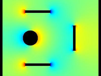 Pole elektrostatyczne dziwnego układu płytek 17