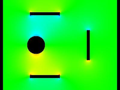 Pole elektrostatyczne dziwnego układu płytek 22