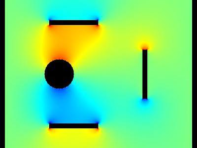Pole elektrostatyczne dziwnego układu płytek 23