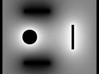Pole elektrostatyczne dziwnego układu płytek 26