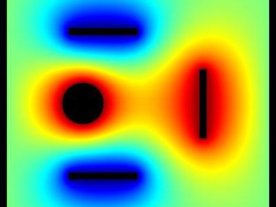 Pole elektrostatyczne dziwnego układu płytek 30