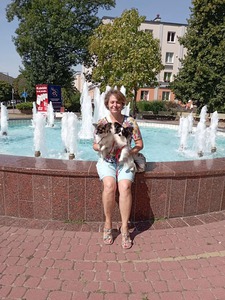 Spacer z papilonami. 2