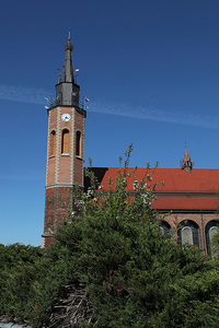 Kościół Matki Boskiej Dobrej Rady , architektura Prokocimia i park Jerzmanowskiego , w Krakowie. 37
