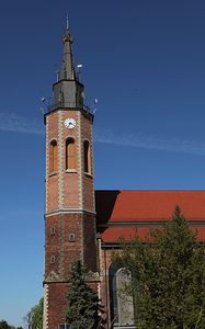 Kościół Matki Boskiej Dobrej Rady , architektura Prokocimia i park Jerzmanowskiego , w Krakowie. 38
