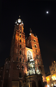Nocne centrum Krakowa 4