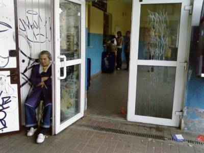 śpiąca  pani od kwiatków